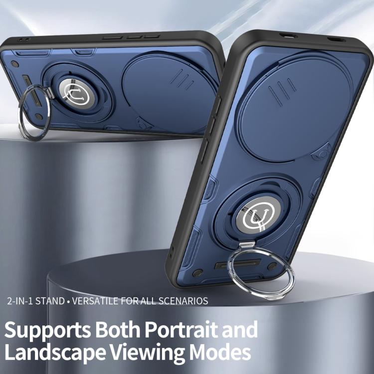 For Redmi Note 14 Pro 4G / 5G Global Sliding Camshield Holder Magnetic Phone Case