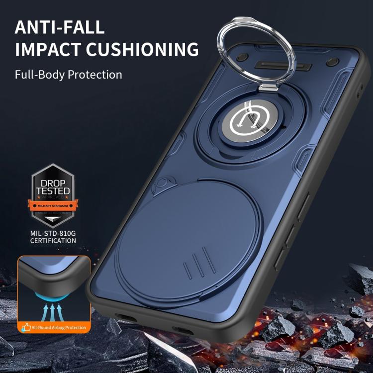 For Redmi Note 14 Pro 4G / 5G Global Sliding Camshield Holder Magnetic Phone Case
