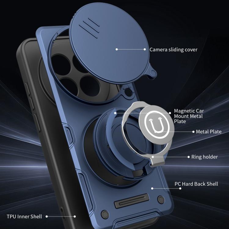 For Redmi Note 15 4G Global 164mm Sliding Camshield Holder Magnetic Phone Case