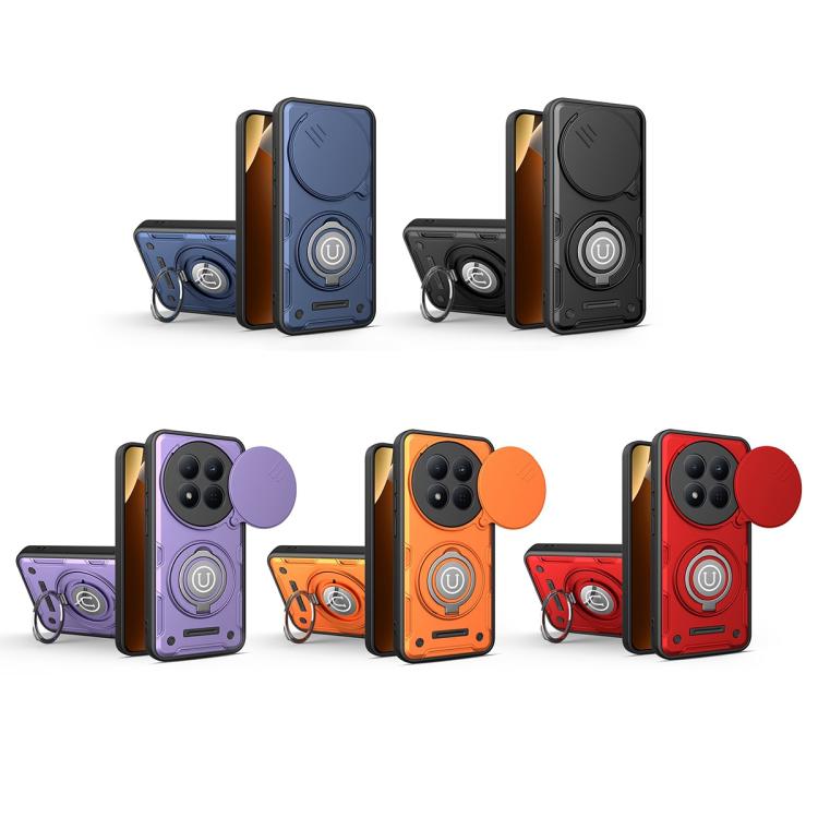 For Redmi Note 15 Pro 5G Global 163.6mm Sliding Camshield Holder Magnetic Phone Case
