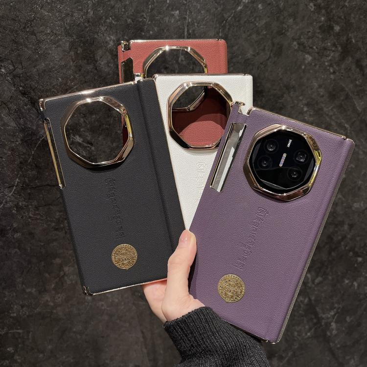 For Huawei Mate XT Ultimate Design Yellow Jambhala Dual Middle Axis Supercar Pattern Phone Case