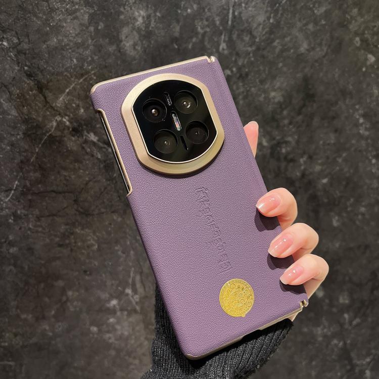 For Huawei Mate X5 Yellow Jambhala Dual Middle Axis Supercar Pattern Phone Case