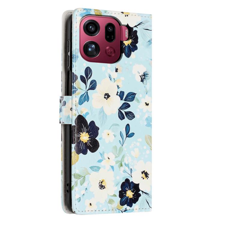 For OPPO Find X9 Pro Colorful Painting Vegan Leather Phone Case with Lanyard