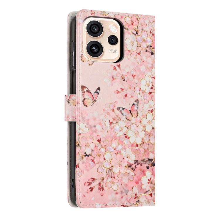 For OPPO Reno15 Pro 5G Global Colorful Painting Vegan Leather Phone Case with Lanyard