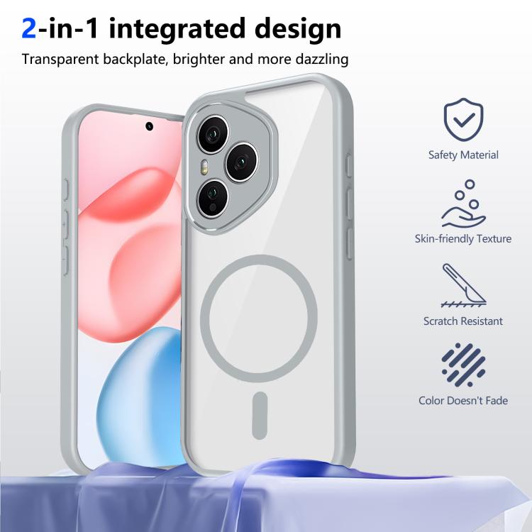 For Honor 400 Pro Global 160.8mm Matte PC Skin-feel Magnetic Shockproof Phone Case