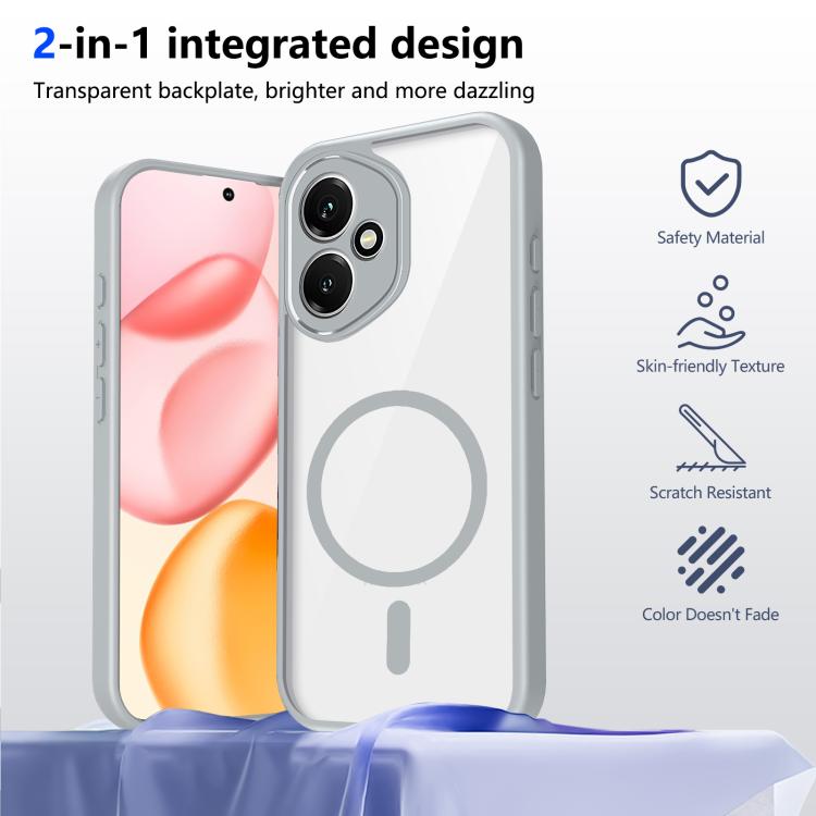 For Honor 400 Global 156.5mm Matte PC Skin-feel Magnetic Shockproof Phone Case