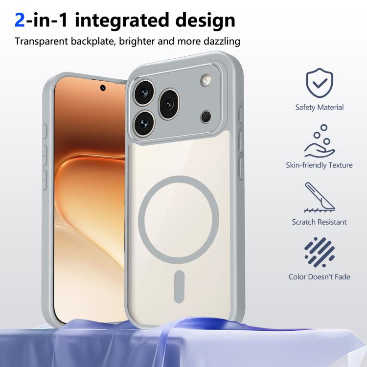 For Honor 600 Pro Global Matte PC Skin-feel Magnetic Shockproof Phone Case