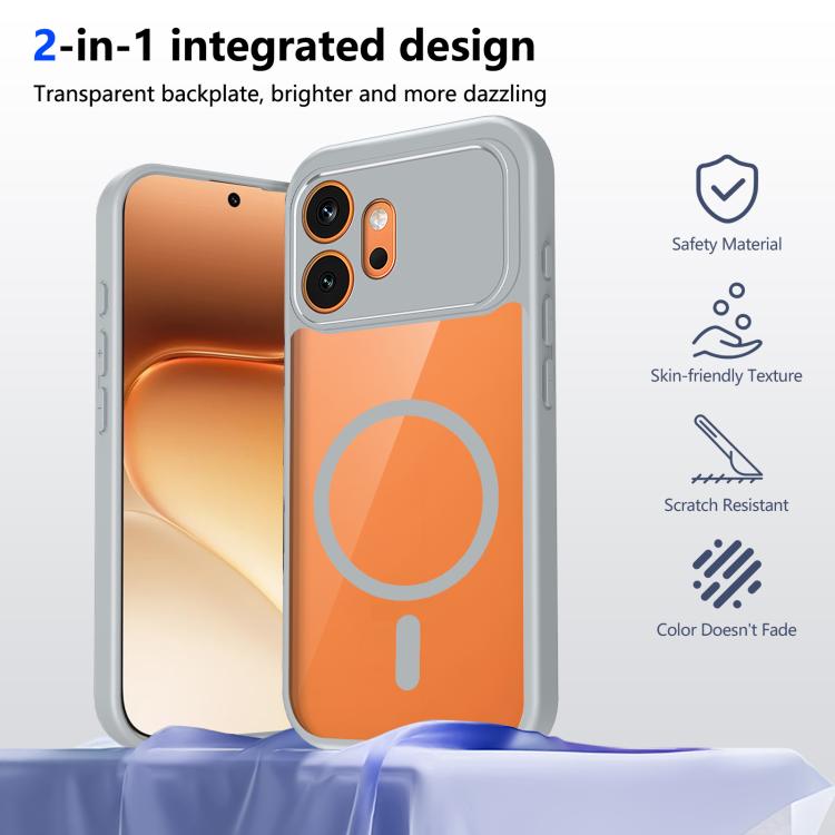 For Honor 600 Global Matte PC Skin-feel Magnetic Shockproof Phone Case