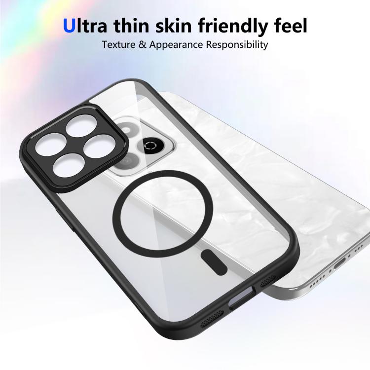 For Honor X7c 5G / 4G Matte PC Skin-feel Magnetic Shockproof Phone Case