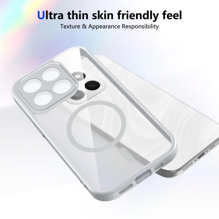 For Honor X8c 4G Matte PC Skin-feel Magnetic Shockproof Phone Case