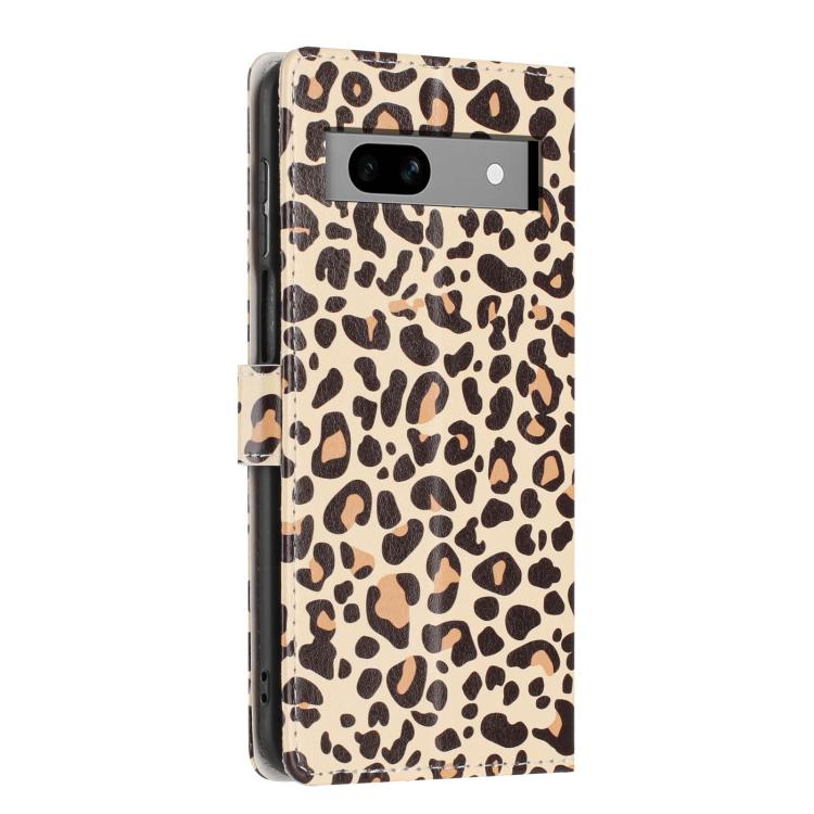 For Google Pixel 7a Colorful Painting Vegan Leather Phone Case with Lanyard