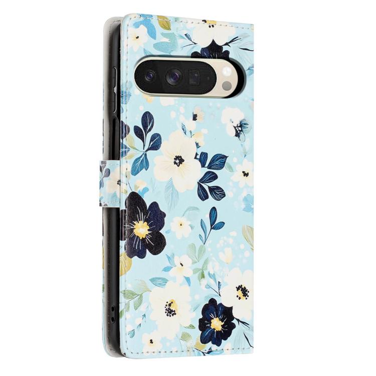 For Google Pixel 10 Pro XL Colorful Painting Vegan Leather Phone Case with Lanyard