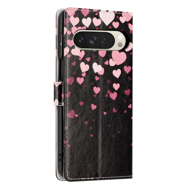For Google Pixel 10 Pro XL Colorful Painting Vegan Leather Phone Case with Lanyard