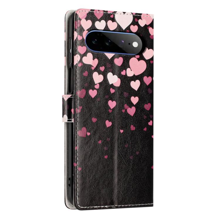 For Google Pixel 11 Pro XL Colorful Painting Vegan Leather Phone Case with Lanyard