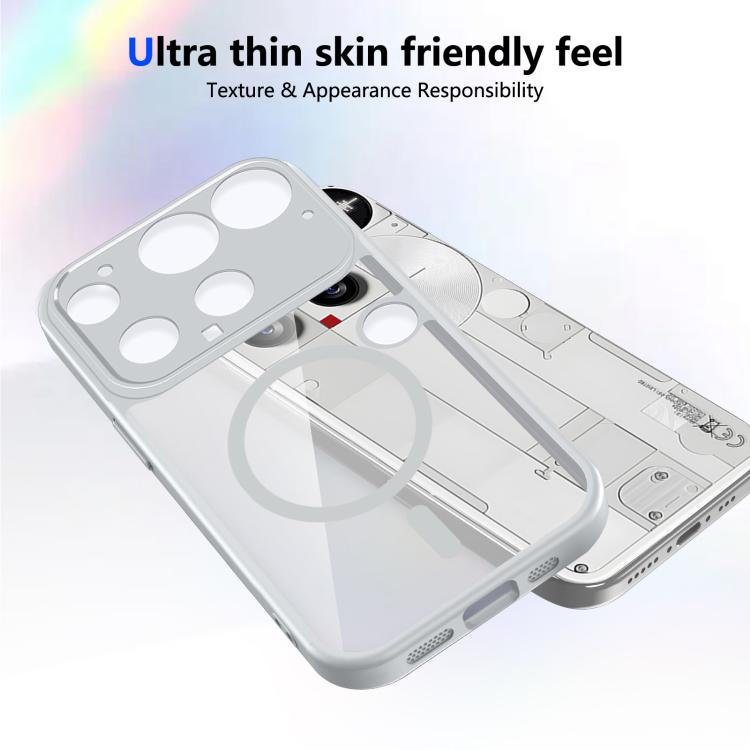 For Nothing Phone 3 Matte PC Skin-feel Magnetic Shockproof Phone Case