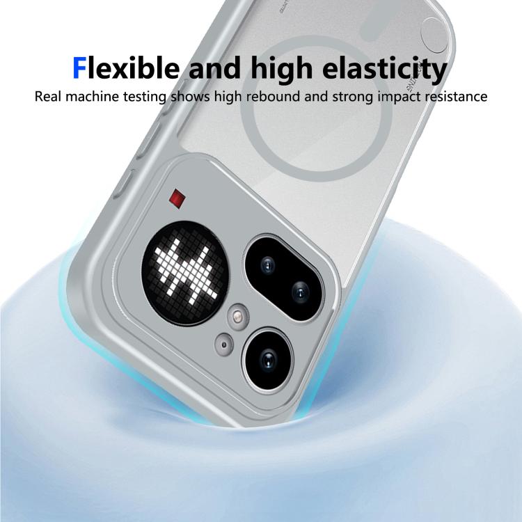 For Nothing Phone 4a Pro Matte PC Skin-feel Magnetic Shockproof Phone Case