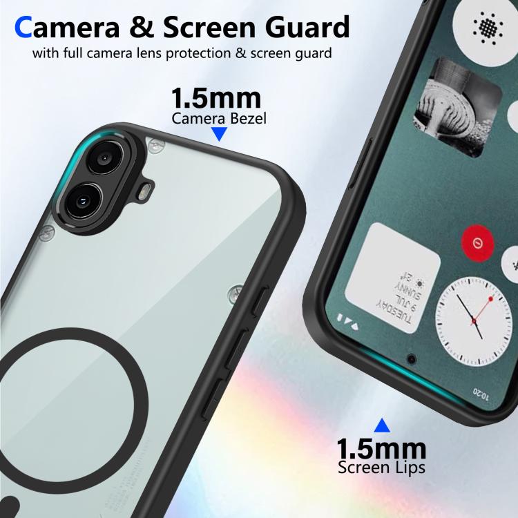 For Nothing CMF Phone 1 Matte PC Skin-feel Magnetic Shockproof Phone Case