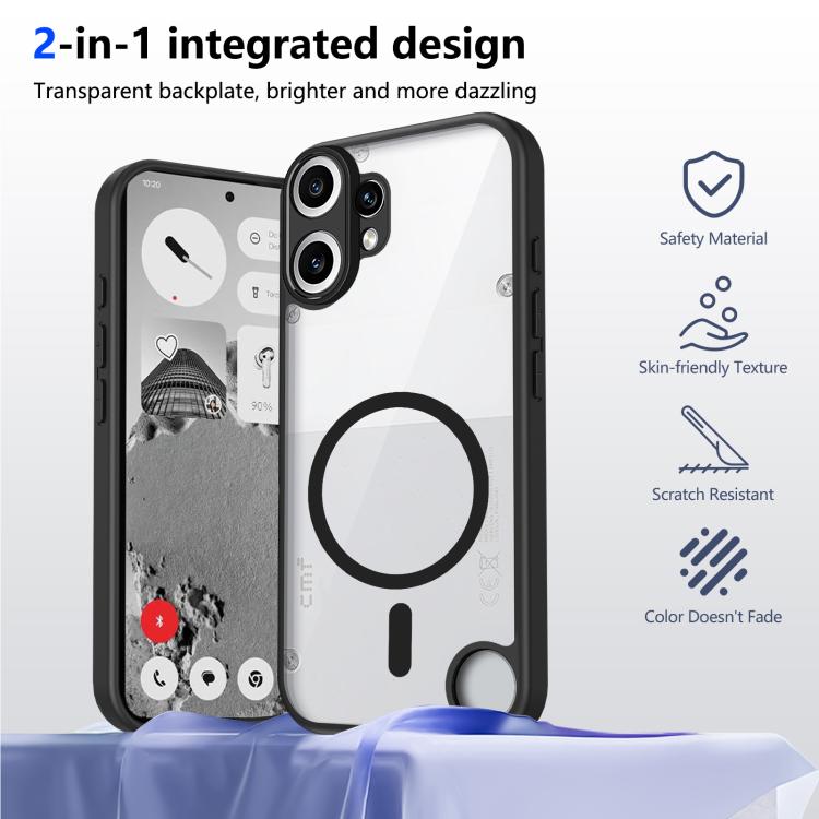 For Nothing CMF Phone 2 Pro Matte PC Skin-feel Magnetic Shockproof Phone Case