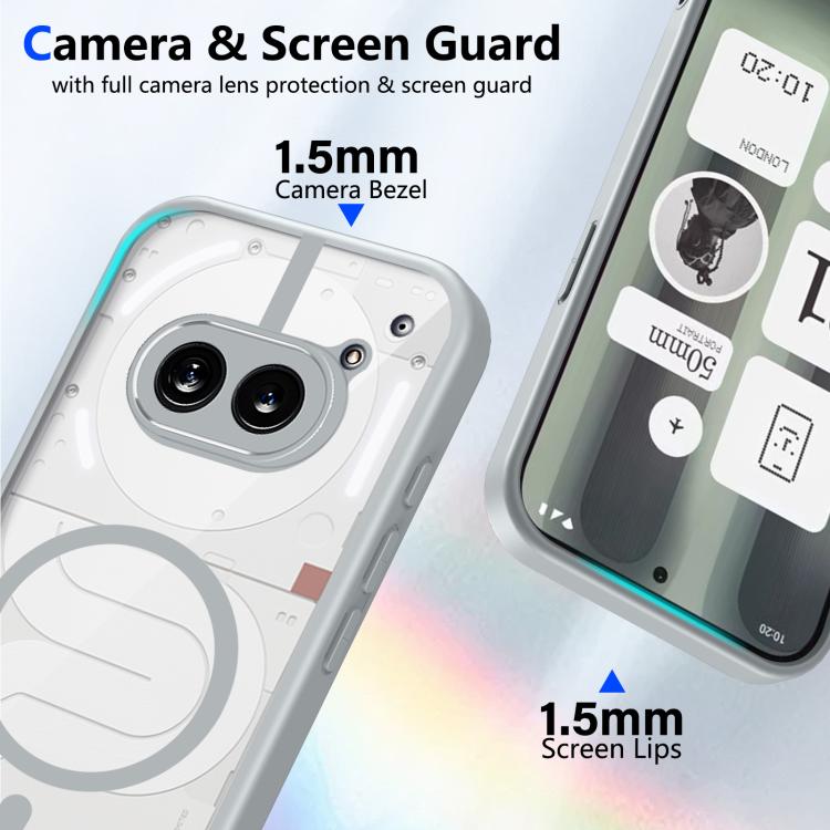 For Nothing Phone 2a / 2a Plus Matte PC Skin-feel Magnetic Shockproof Phone Case