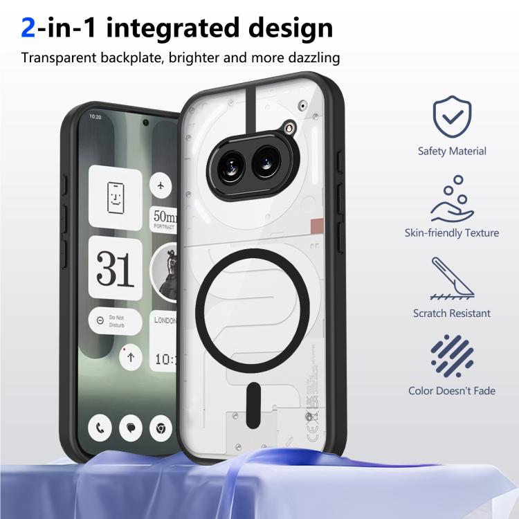 For Nothing Phone 2a / 2a Plus Matte PC Skin-feel Magnetic Shockproof Phone Case