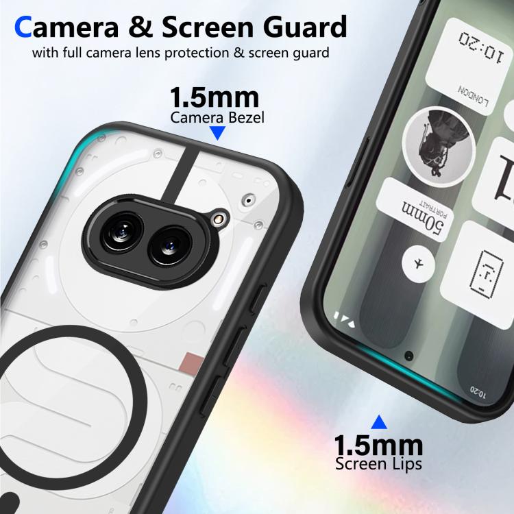 For Nothing Phone 2a / 2a Plus Matte PC Skin-feel Magnetic Shockproof Phone Case