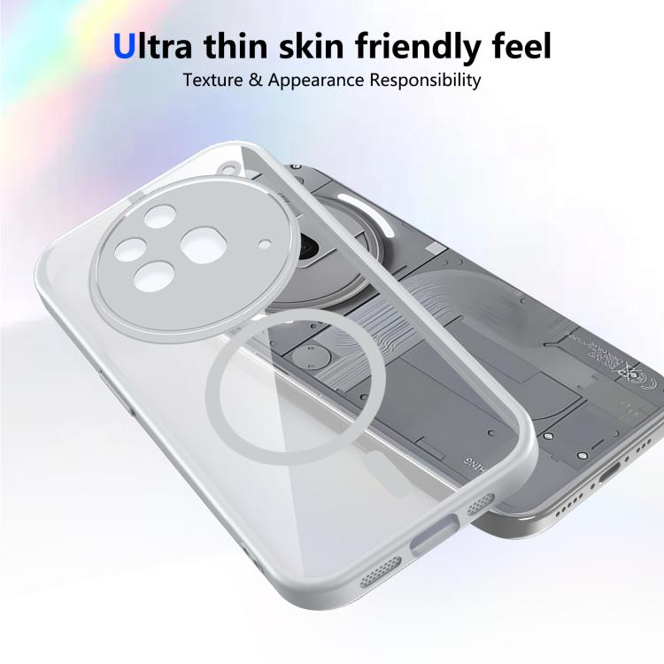 For Nothing Phone 3a Pro Matte PC Skin-feel Magnetic Shockproof Phone Case
