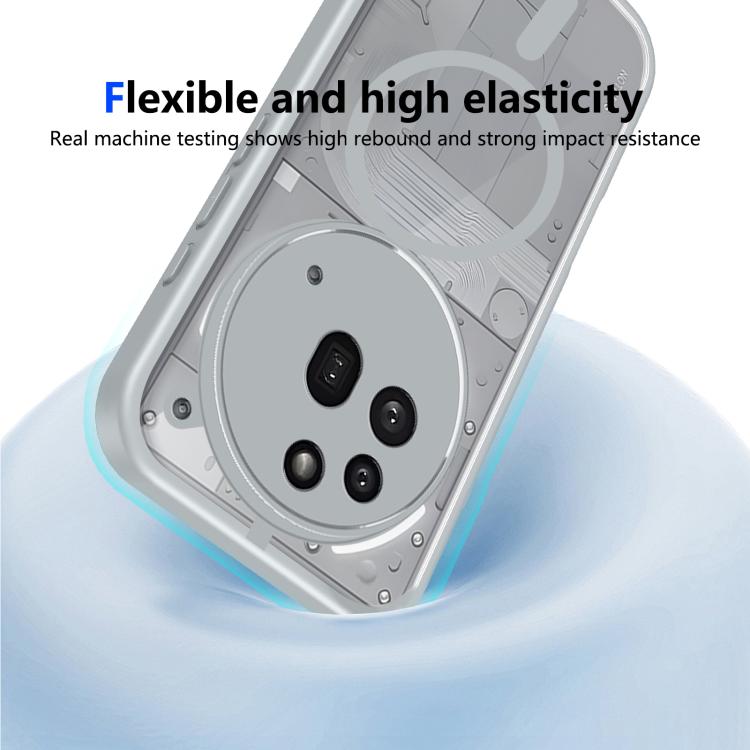 For Nothing Phone 3a Pro Matte PC Skin-feel Magnetic Shockproof Phone Case