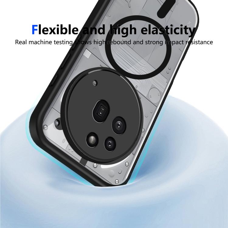 For Nothing Phone 3a Pro Matte PC Skin-feel Magnetic Shockproof Phone Case