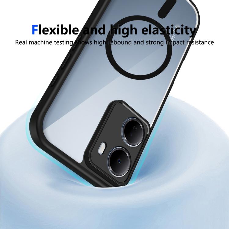 For Redmi 15a 5G Matte PC Skin-feel Magnetic Shockproof Phone Case