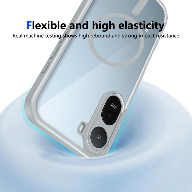 For Redmi A7 Pro / Poco C85x Matte PC Skin-feel Magnetic Shockproof Phone Case