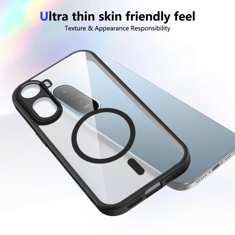 For Redmi A7 Pro / Poco C85x Matte PC Skin-feel Magnetic Shockproof Phone Case
