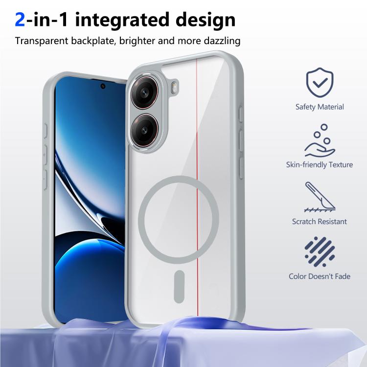 For Redmi Turbo 5 5G / Poco X8 Pro 5G Matte PC Skin-feel Magnetic Shockproof Phone Case