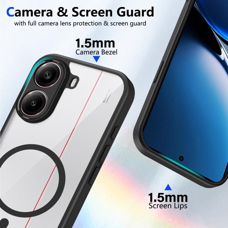For Redmi Turbo 5 5G / Poco X8 Pro 5G Matte PC Skin-feel Magnetic Shockproof Phone Case