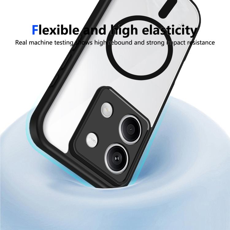For Redmi Note 13 Pro 5G Matte PC Skin-feel Magnetic Shockproof Phone Case