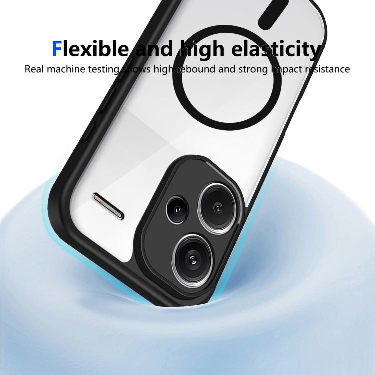 For Redmi Note 13 Pro+ Matte PC Skin-feel Magnetic Shockproof Phone Case