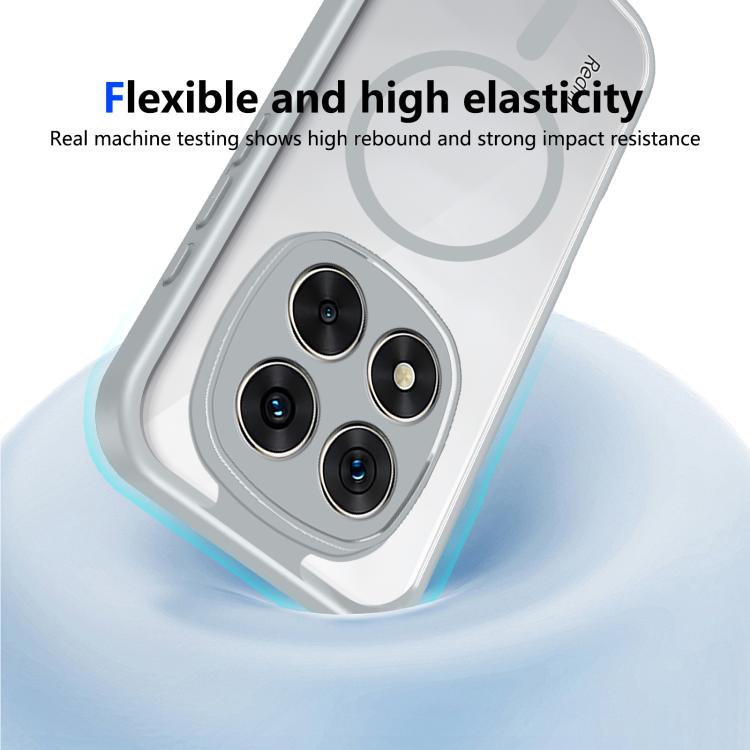 For Redmi Note 14 Pro+ 5G Matte PC Skin-feel Magnetic Shockproof Phone Case