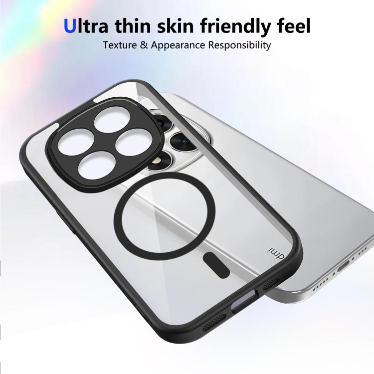 For Redmi Note 14 Pro+ 5G Matte PC Skin-feel Magnetic Shockproof Phone Case