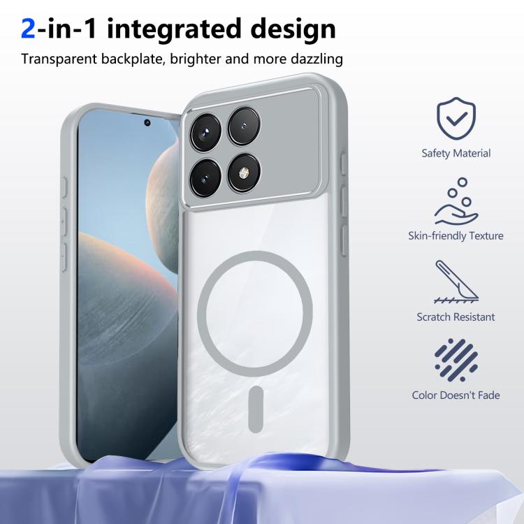 For Redmi K90 / Poco F8 Pro Matte PC Skin-feel Magnetic Shockproof Phone Case