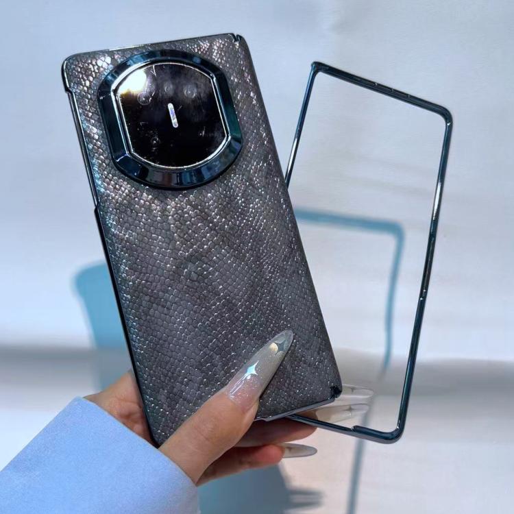 For Huawei Mate X7 Python Pattern Shockproof Phone Case with Frame