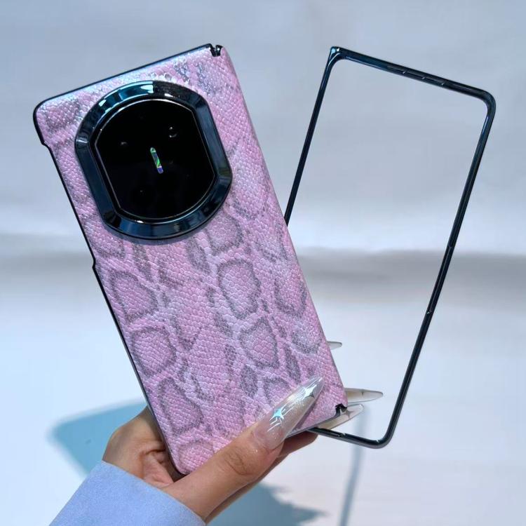 For Huawei Mate X7 Python Pattern Shockproof Phone Case with Frame