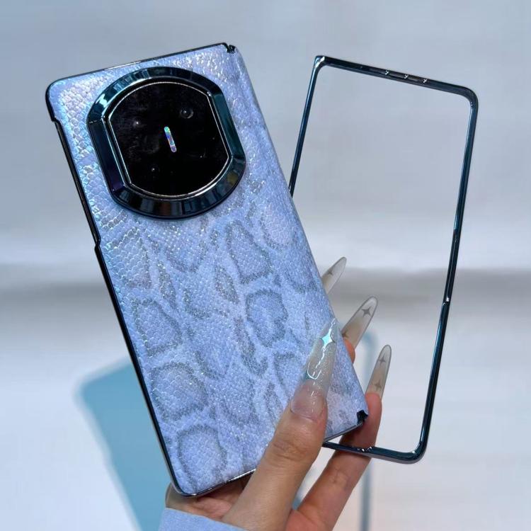 For Huawei Mate X7 Python Pattern Shockproof Phone Case with Frame