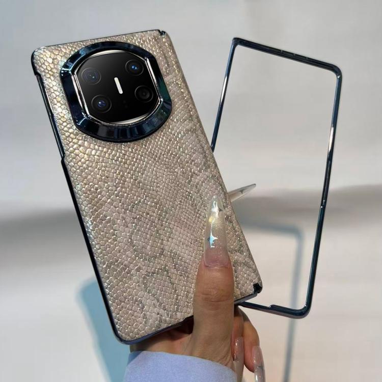 For Huawei Mate X6 Python Pattern Shockproof Phone Case with Frame