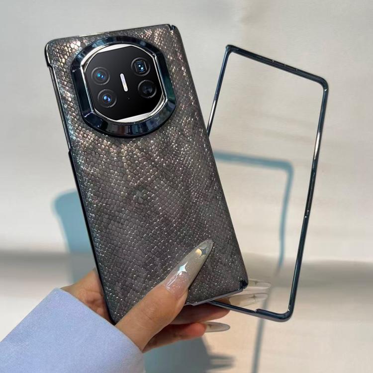 For Huawei Mate X5 Python Pattern Shockproof Phone Case with Frame