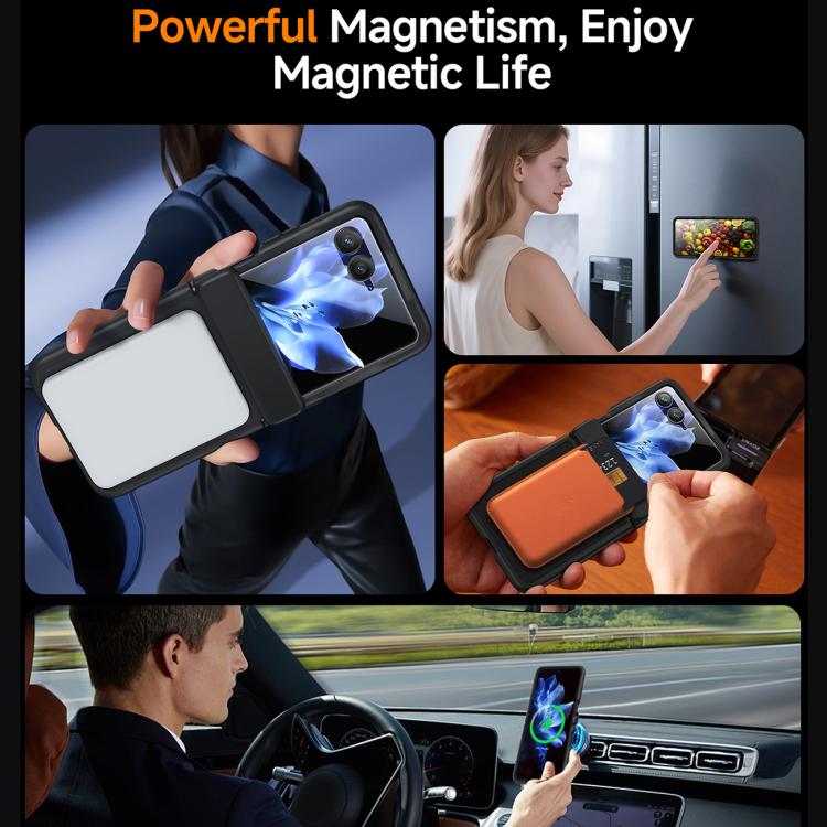 For Motorola Razr 50 Integrated Matte Skin Feel Magnetic Phone Case