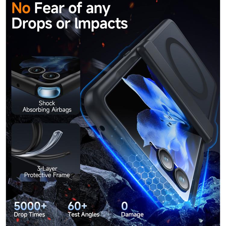For Motorola Razr 50 Integrated Matte Skin Feel Magnetic Phone Case