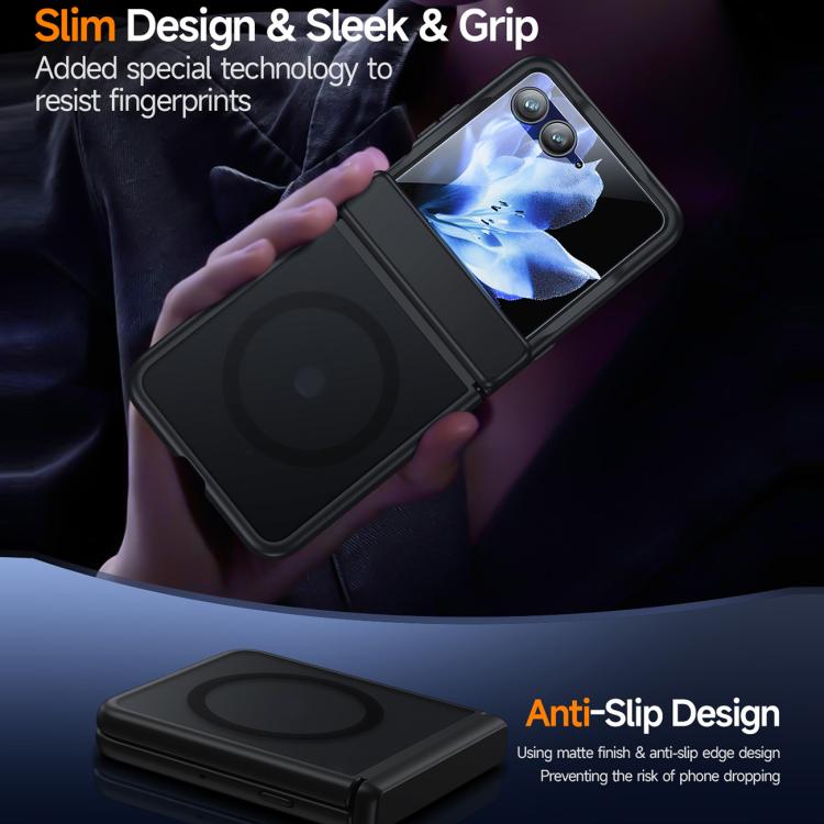 For Motorola Razr 50 Integrated Matte Skin Feel Magnetic Phone Case