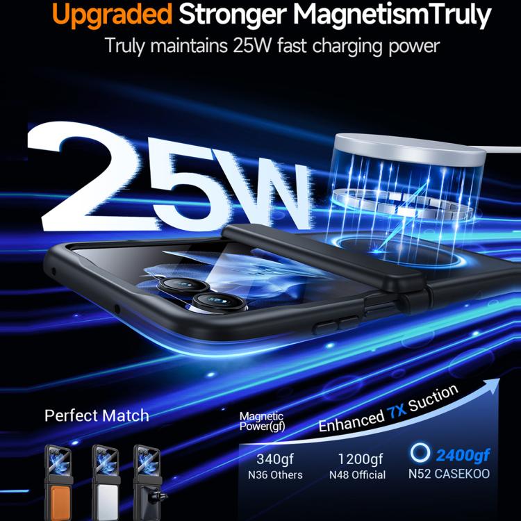 For Motorola Razr 50 Integrated Matte Skin Feel Magnetic Phone Case