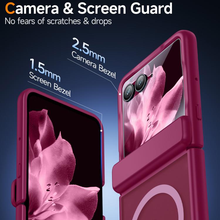 For Motorola Razr 50 Integrated Matte Skin Feel Magnetic Phone Case