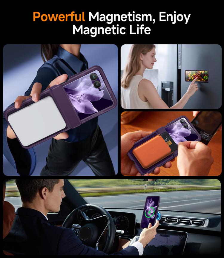 For Motorola Razr 60 Integrated Matte Skin Feel Magnetic Phone Case