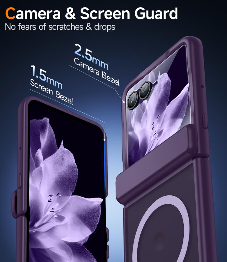 For Motorola Razr 60 Integrated Matte Skin Feel Magnetic Phone Case